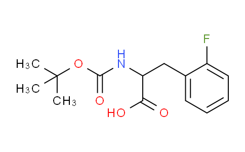 CAS No. 186431-96-9, 2-((tert-Butoxycarbonyl)amino)-3-(2-fluorophenyl)propanoic acid
