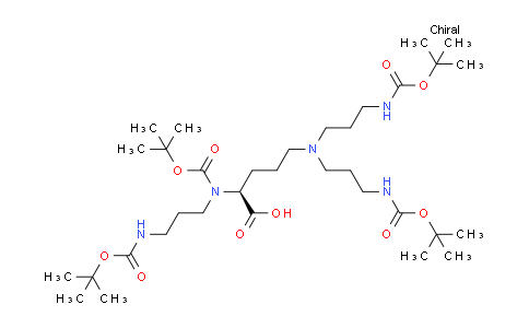 CAS No. 464926-00-9, Nalpha-Boc-Nalpha,delta,delta-tris(3-Boc-aminopropyl)-L-ornithine