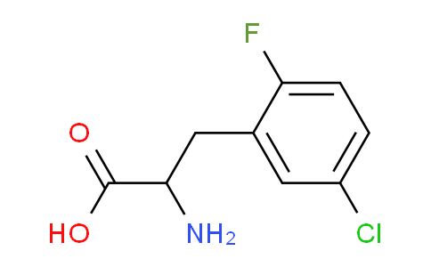 CAS No. 1259966-96-5, 2-Amino-3-(5-chloro-2-fluorophenyl)propanoic acid