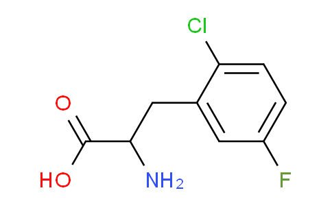 CAS No. 1259958-87-6, 2-Amino-3-(2-chloro-5-fluorophenyl)propanoic acid