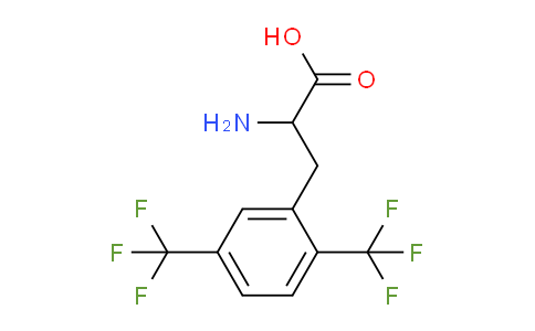 CAS No. 1260002-85-4, 2-Amino-3-(2,5-bis(trifluoromethyl)phenyl)propanoic acid