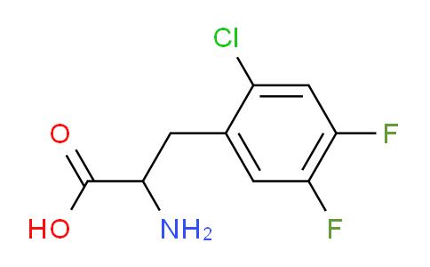 CAS No. 1259983-39-5, 2-Amino-3-(2-chloro-4,5-difluorophenyl)propanoic acid