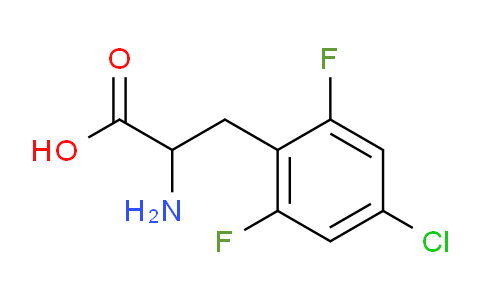 CAS No. 1259973-46-0, 2-Amino-3-(4-chloro-2,6-difluorophenyl)propanoic acid