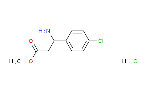 CAS No. 124082-19-5, Methyl 3-amino-3-(4-chlorophenyl)propanoatehydrochloride