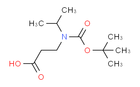 CAS No. 917202-02-9, 3-((tert-Butoxycarbonyl)(isopropyl)amino)propanoic acid