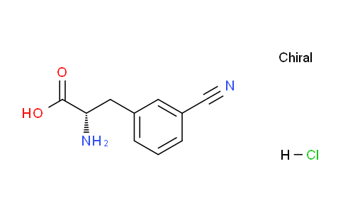 CAS No. 144799-02-0, (S)-2-Amino-3-(3-cyanophenyl)propanoic acid hydrochloride