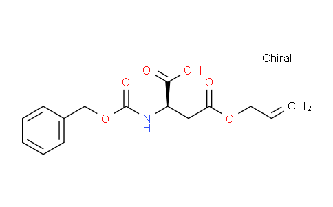 CAS No. 1272755-66-4, (R)-4-(Allyloxy)-2-(((benzyloxy)carbonyl)amino)-4-oxobutanoic acid
