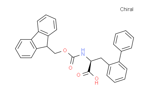 CAS No. 1260592-50-4, (S)-2-((((9H-Fluoren-9-yl)methoxy)carbonyl)amino)-3-([1,1'-biphenyl]-2-yl)propanoic acid