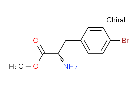 CAS No. 99359-33-8, (S)-Methyl 2-amino-3-(4-bromophenyl)propanoate