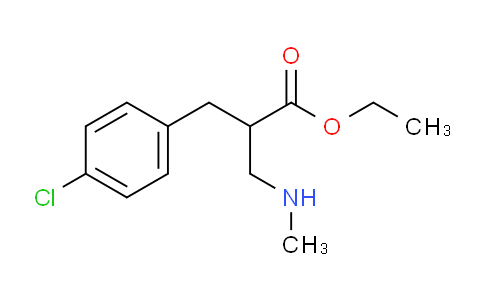 CAS No. 886364-67-6, Ethyl 2-(4-chlorobenzyl)-3-(methylamino)propanoate