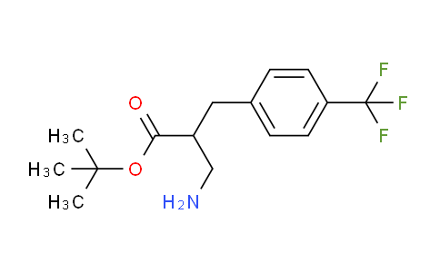 CAS No. 925889-77-6, tert-Butyl 3-amino-2-(4-(trifluoromethyl)benzyl)propanoate