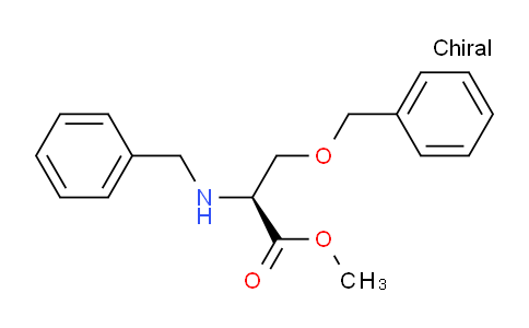 CAS No. 746598-47-0, (S)-Methyl 2-(benzylamino)-3-(benzyloxy)propanoate
