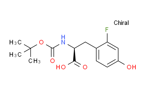 CAS No. 125218-32-8, (S)-2-((tert-butoxycarbonyl)amino)-3-(2-fluoro-4-hydroxyphenyl)propanoic acid