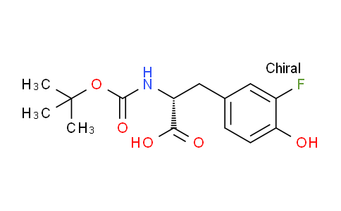 CAS No. 1198186-15-0, (R)-2-((tert-butoxycarbonyl)amino)-3-(3-fluoro-4-hydroxyphenyl)propanoic acid