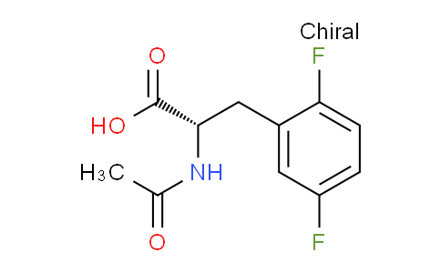 CAS No. 1017294-09-5, (S)-2-Acetamido-3-(2,5-difluorophenyl)propanoic acid