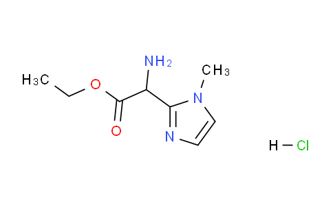 CAS No. 129146-64-1, Amino-(1-methyl-1H-imidazol-2-yl)acetic acid ethyl ester hydrochloride