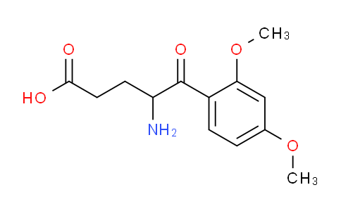 CAS No. 948015-76-7, 4-Amino-5-(2,4-dimethoxyphenyl)-5-oxopentanoic acid