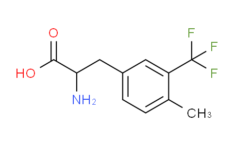 CAS No. 1259992-37-4, 2-Amino-3-(4-methyl-3-(trifluoromethyl)phenyl)propanoic acid
