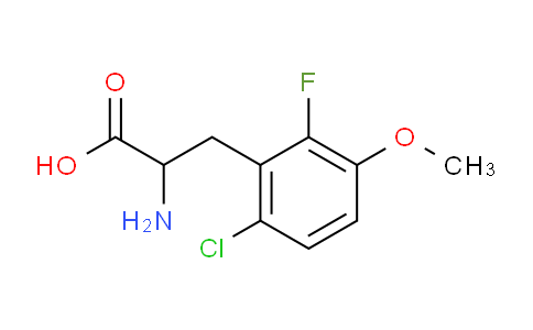 CAS No. 1256482-68-4, 2-Amino-3-(6-chloro-2-fluoro-3-methoxyphenyl)propanoic acid
