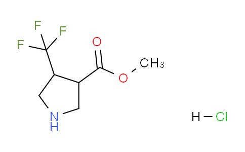 CAS No. 1189909-25-8, Methyl 4-(trifluoromethyl)pyrrolidine-3-carboxylate hydrochloride