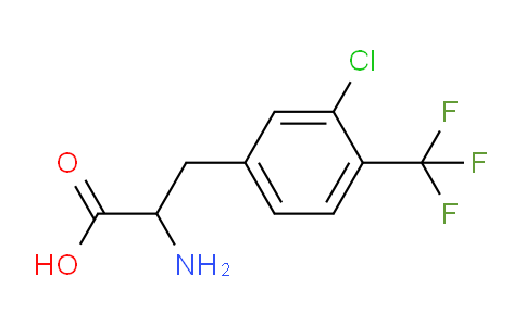 CAS No. 1259966-92-1, 2-Amino-3-(3-chloro-4-(trifluoromethyl)phenyl)propanoic acid