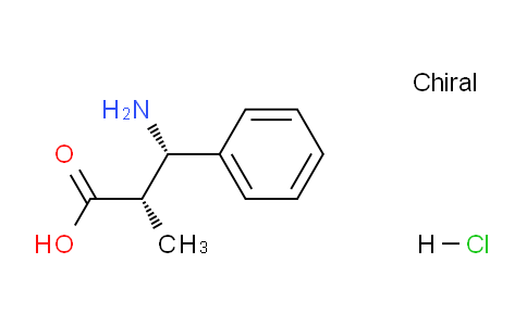 CAS No. 16933-85-0, (2S,3S)-3-Amino-2-methyl-3-phenylpropanoic acid hydrochloride
