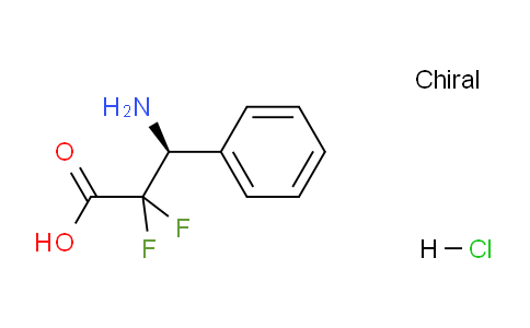 CAS No. 252681-18-8, (S)-3-Amino-2,2-difluoro-3-phenylpropanoic acid hydrochloride