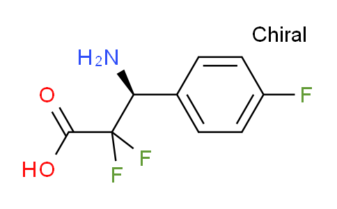 CAS No. 471931-01-8, (S)-3-Amino-2,2-difluoro-3-(4-fluorophenyl)propanoic acid