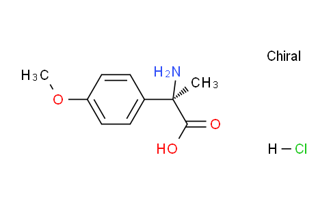 CAS No. 871842-90-9, (R)-2-Amino-2-(4-methoxyphenyl)propanoic acid hydrochloride