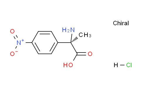 CAS No. 1190383-29-9, (R)-2-Amino-2-(4-nitrophenyl)propanoic acid hydrochloride