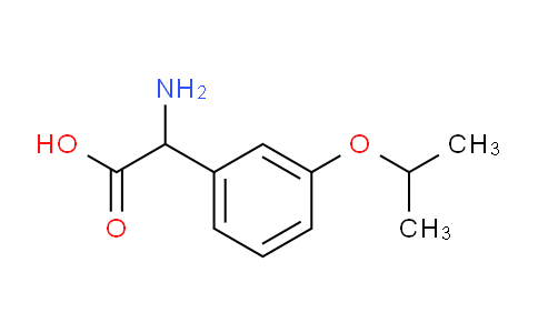 CAS No. 299165-46-1, 2-Amino-2-(3-isopropoxyphenyl)acetic acid