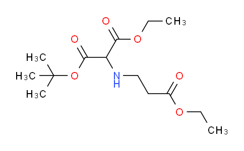 CAS No. 146256-97-5, 1-tert-Butyl 3-ethyl 2-((3-ethoxy-3-oxopropyl)amino)malonate