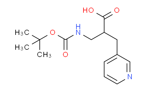 CAS No. 1114567-17-7, 3-((tert-Butoxycarbonyl)amino)-2-(pyridin-3-ylmethyl)propanoic acid