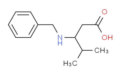 CAS No. 118248-61-6, 3-(Benzylamino)-4-methylpentanoic acid