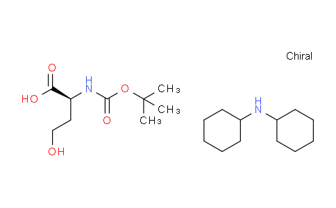 CAS No. 63491-82-7, Dicyclohexylamine (S)-2-((tert-butoxycarbonyl)amino)-4-hydroxybutanoate