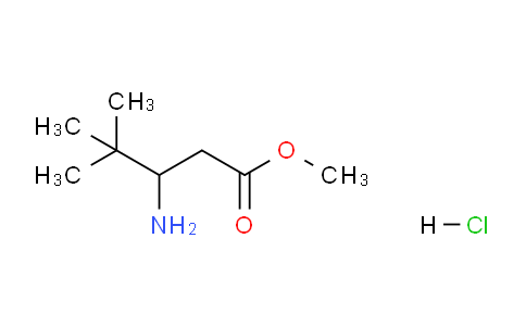 CAS No. 1272758-12-9, Methyl 3-amino-4,4-dimethylpentanoate hydrochloride