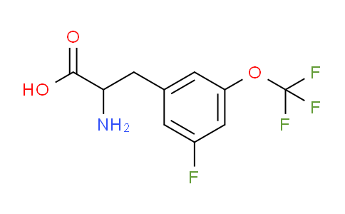 CAS No. 1391002-18-8, 2-Amino-3-(3-fluoro-5-(trifluoromethoxy)phenyl)propanoic acid