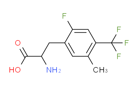 CAS No. 1435806-24-8, 2-Amino-3-(2-fluoro-5-methyl-4-(trifluoromethyl)phenyl)propanoic acid