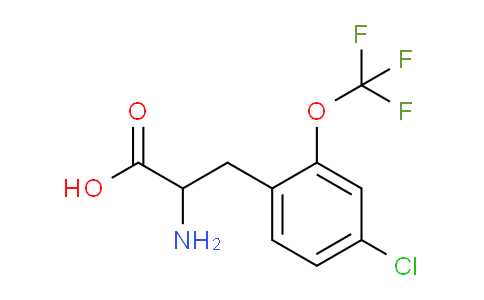 CAS No. 1435806-19-1, 2-Amino-3-(4-chloro-2-(trifluoromethoxy)phenyl)propanoic acid