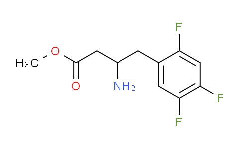 CAS No. 1253055-92-3, Methyl 3-amino-4-(2,4,5-trifluorophenyl)butanoate