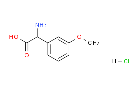 CAS No. 709043-23-2, 2-Amino-2-(3-methoxyphenyl)acetic acid hydrochloride