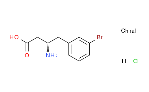 CAS No. 1956435-81-6, (S)-3-Amino-4-(3-bromophenyl)butanoic acid hydrochloride