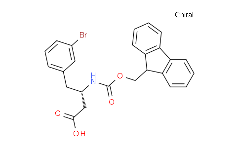 CAS No. 1956435-50-9, (S)-3-((((9H-Fluoren-9-yl)methoxy)carbonyl)amino)-4-(3-bromophenyl)butanoic acid
