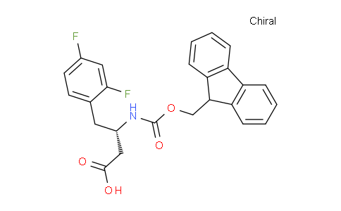 CAS No. 1956435-29-2, (S)-3-((((9H-Fluoren-9-yl)methoxy)carbonyl)amino)-4-(2,4-difluorophenyl)butanoic acid