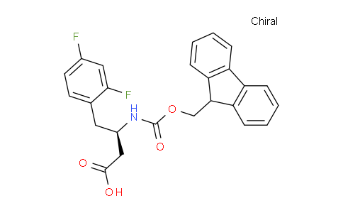 CAS No. 1956436-07-9, (R)-3-((((9H-Fluoren-9-yl)methoxy)carbonyl)amino)-4-(2,4-difluorophenyl)butanoic acid