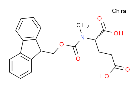 CAS No. 879551-17-4, (S)-2-((((9H-Fluoren-9-yl)methoxy)carbonyl)(methyl)amino)pentanedioic acid