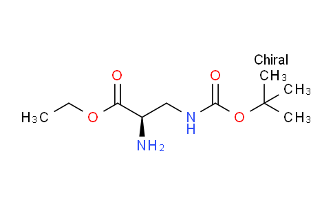 CAS No. 493026-73-6, (R)-Ethyl 2-amino-3-((tert-butoxycarbonyl)amino)propanoate