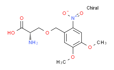 CAS No. 780009-55-4, (S)-2-Amino-3-((4,5-dimethoxy-2-nitrobenzyl)oxy)propanoic acid