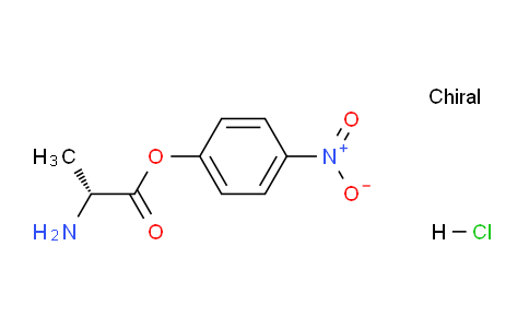CAS No. 81086-57-9, (R)-4-Nitrophenyl 2-aminopropanoate hydrochloride