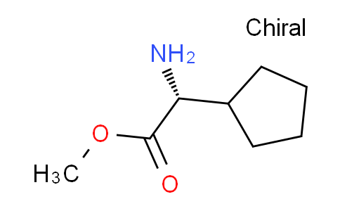 CAS No. 820964-60-1, (R)-Methyl 2-amino-2-cyclopentylacetate